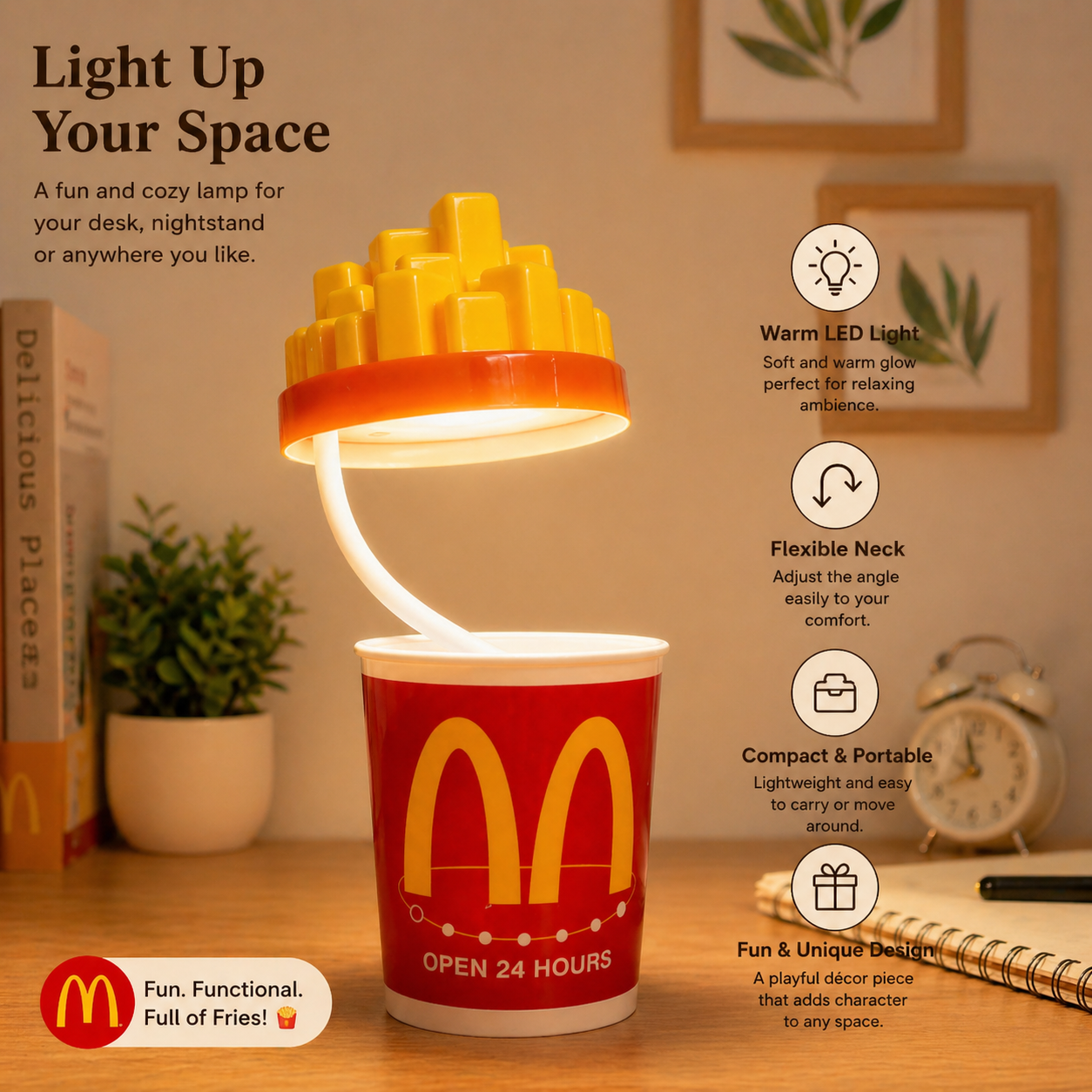 French Fries Desk Lamp