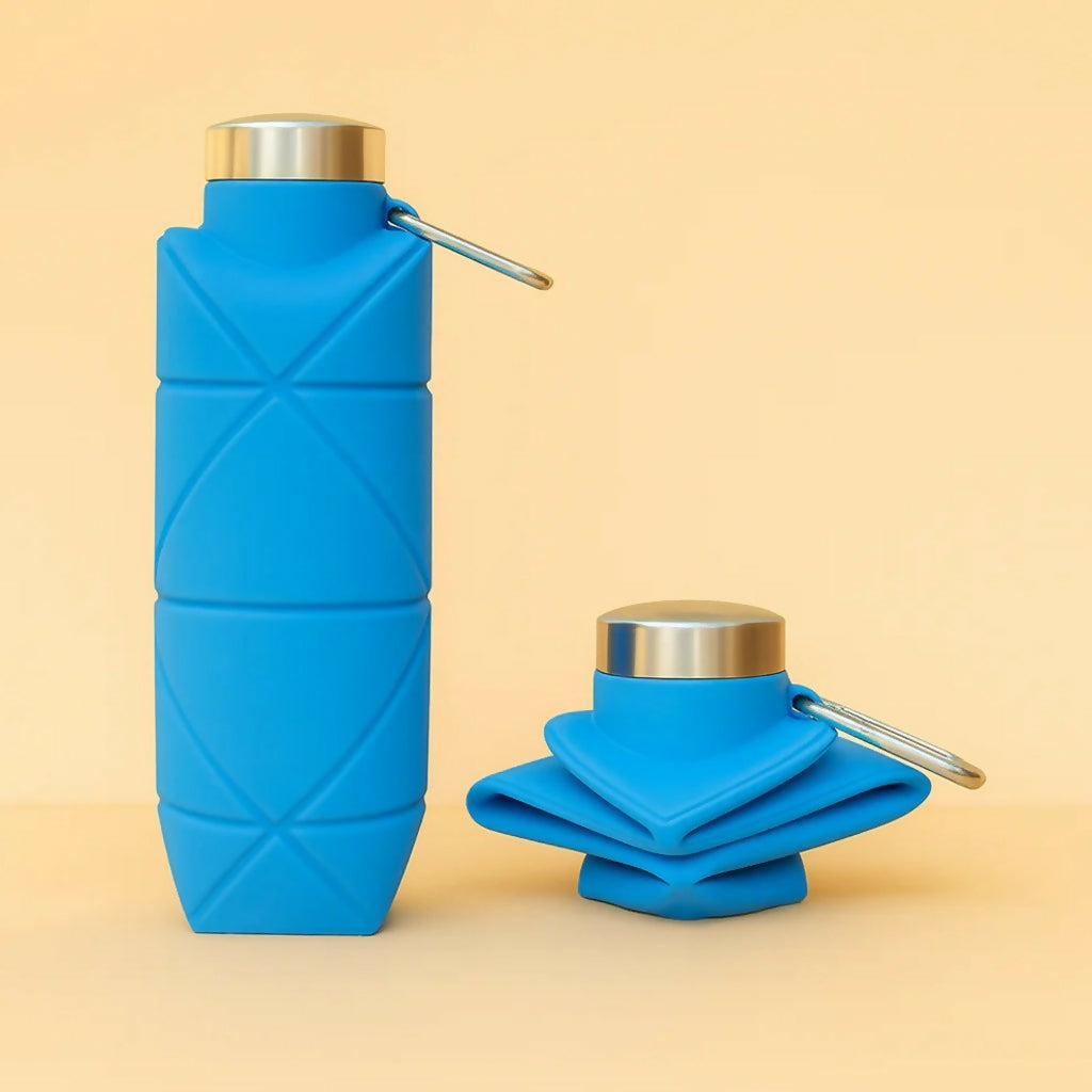 Collapsible Water Bottle - 600ml Leakproof bottle